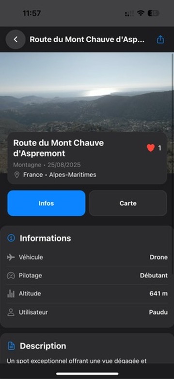 Détails d’un spot